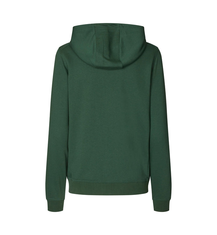 Felpa PRO Wear CARE | cappuccio | zip | donna - Verde bottiglia