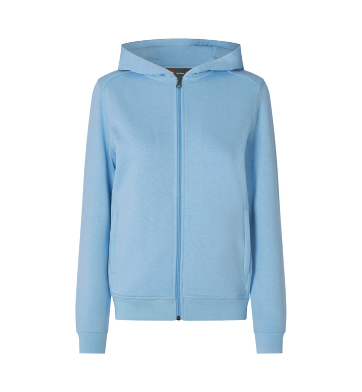Felpa PRO Wear CARE | cappuccio | zip | donna - Azzurro