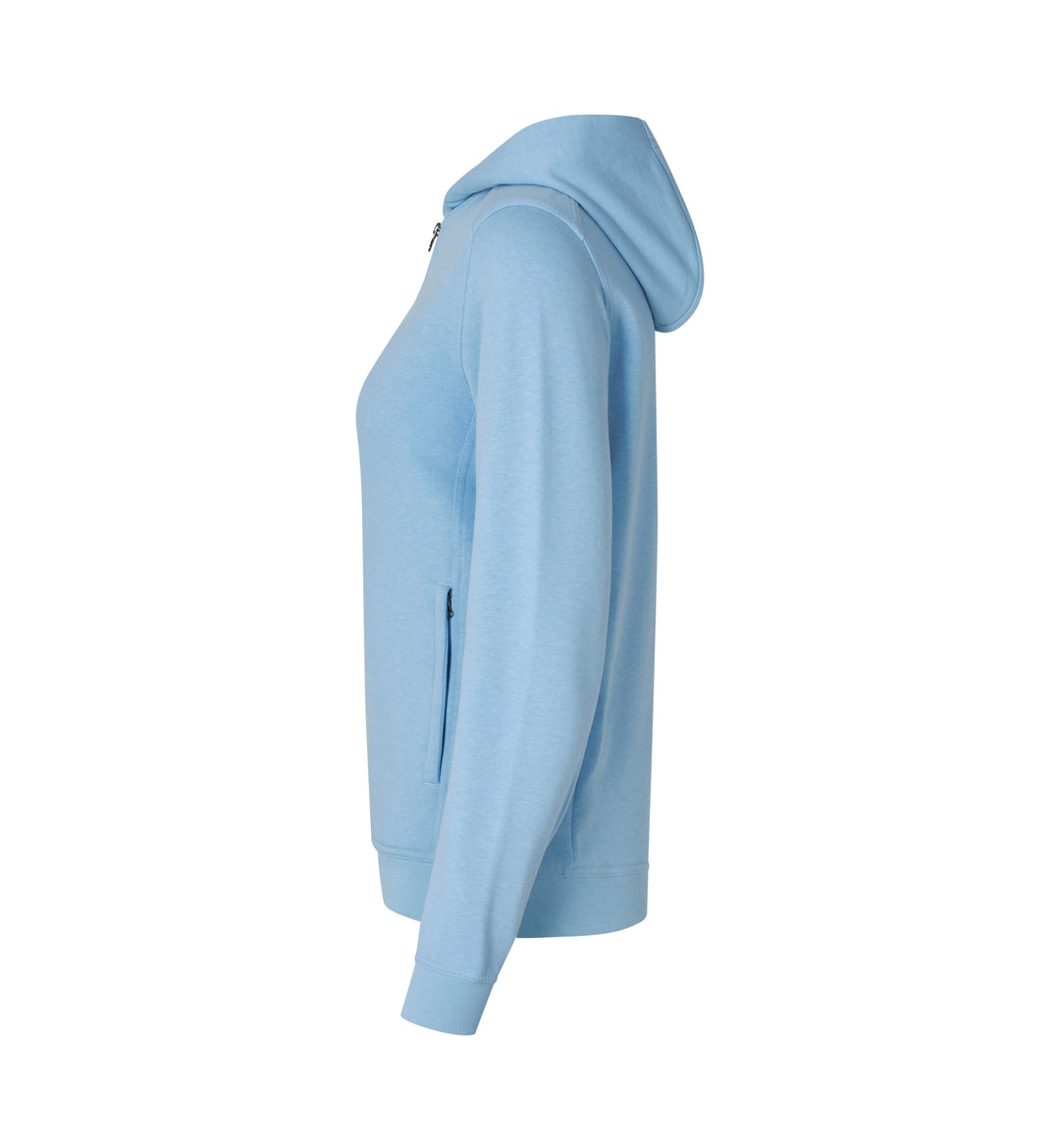 Felpa PRO Wear CARE | cappuccio | zip | donna - Azzurro