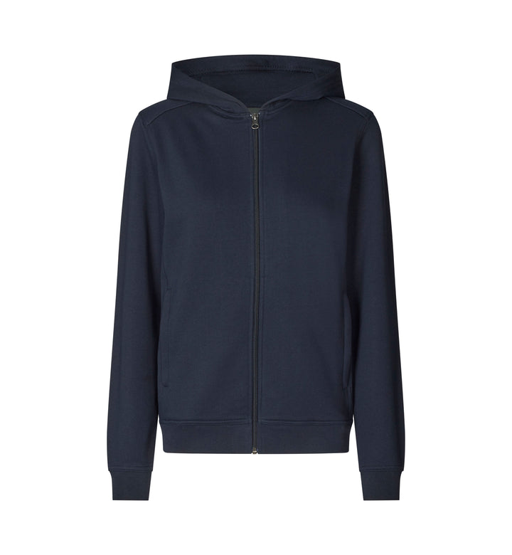 Felpa PRO Wear CARE | cappuccio | zip | donna - Blu navy