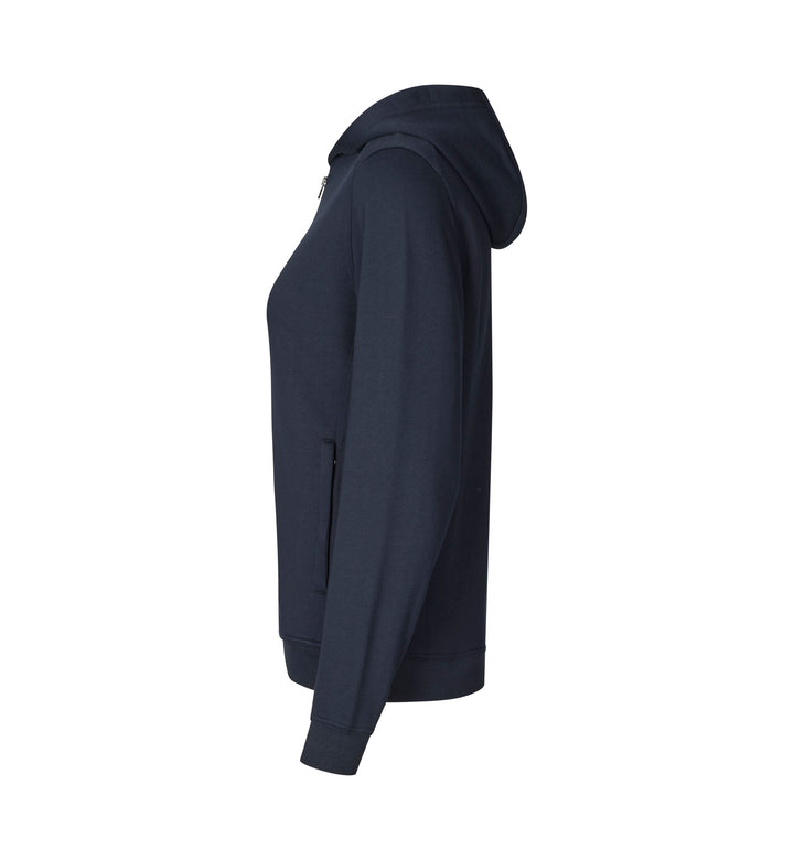 Felpa PRO Wear CARE | cappuccio | zip | donna - Blu navy