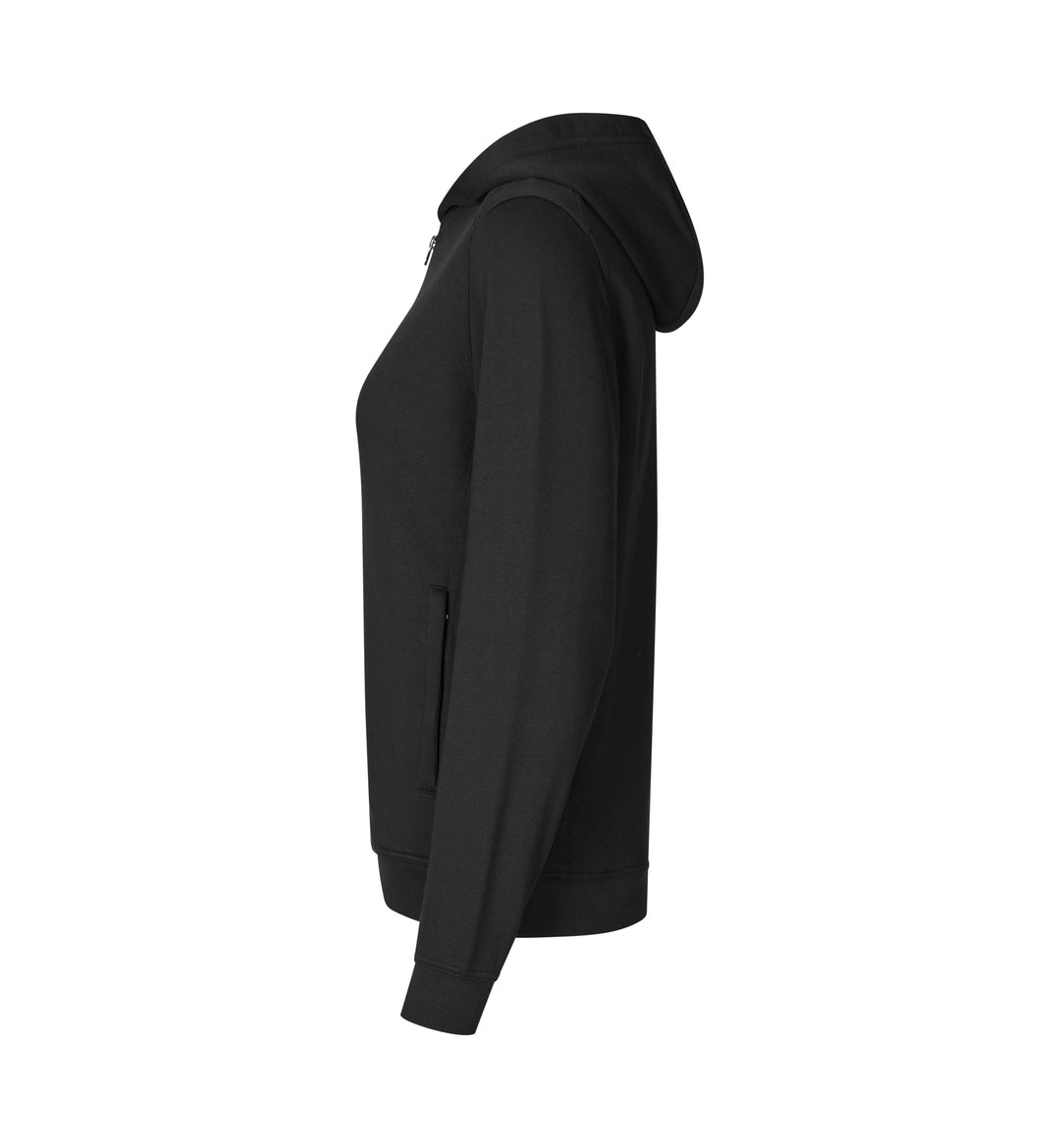 Felpa PRO Wear CARE | cappuccio | zip | donna - Nero