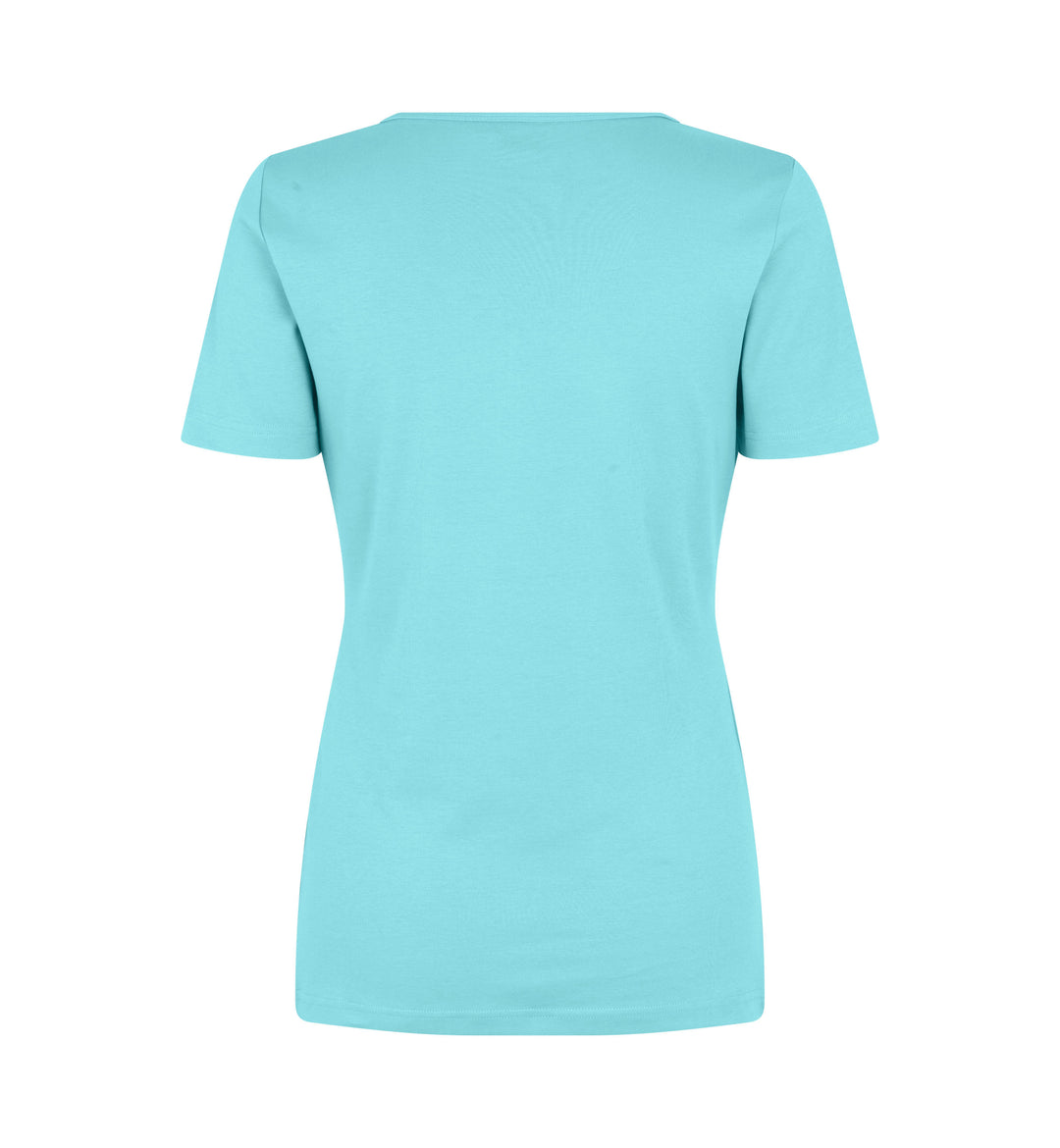 T-shirt interlock | scollo V | donna - Menta