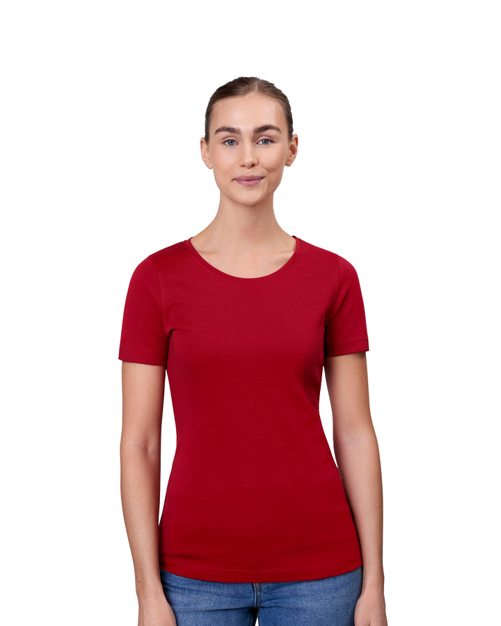 T-shirt interlock | donna - Rosso