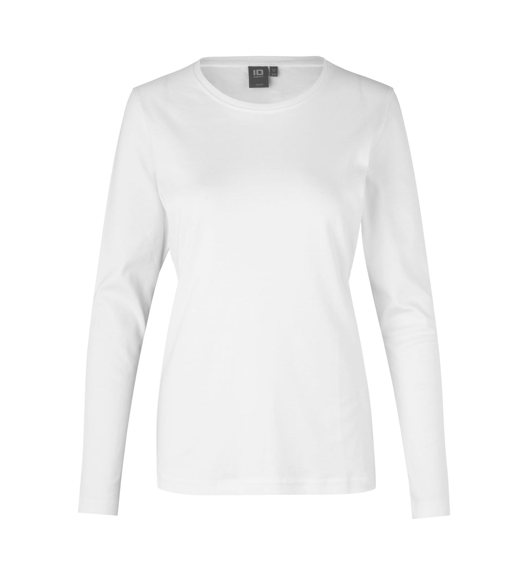 T-shirt interlock | manica lunga | donna - Bianco