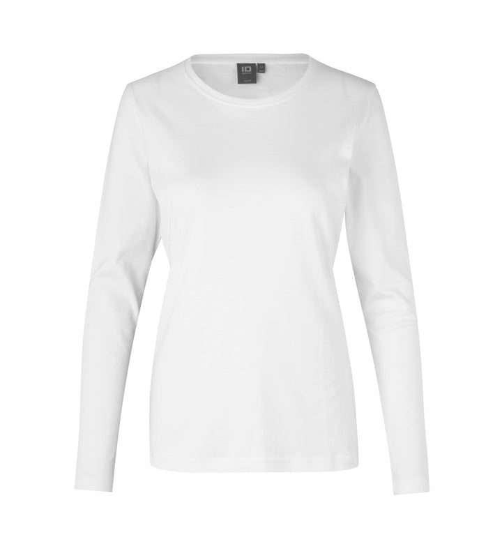 T-shirt interlock | manica lunga | donna - Bianco