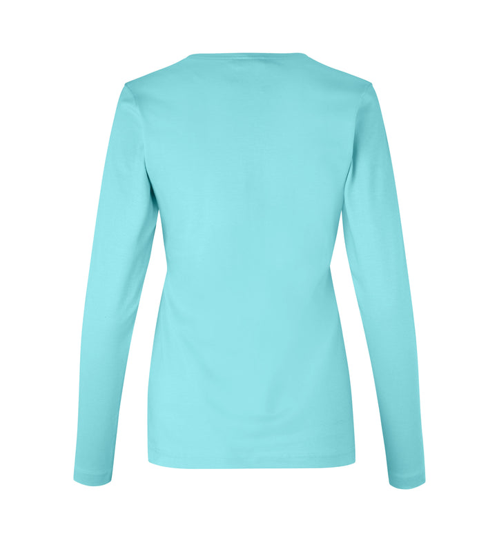 T-shirt interlock | manica lunga | donna - Menta