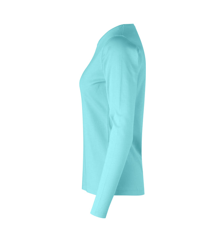 T-shirt interlock | manica lunga | donna - Menta