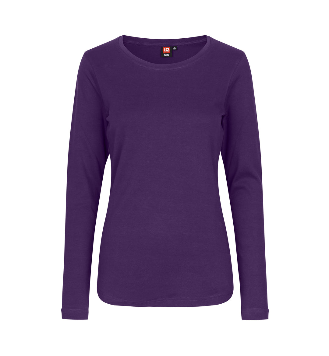 T-shirt interlock | manica lunga | donna - Viola
