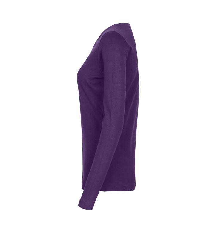 T-shirt interlock | manica lunga | donna - Viola
