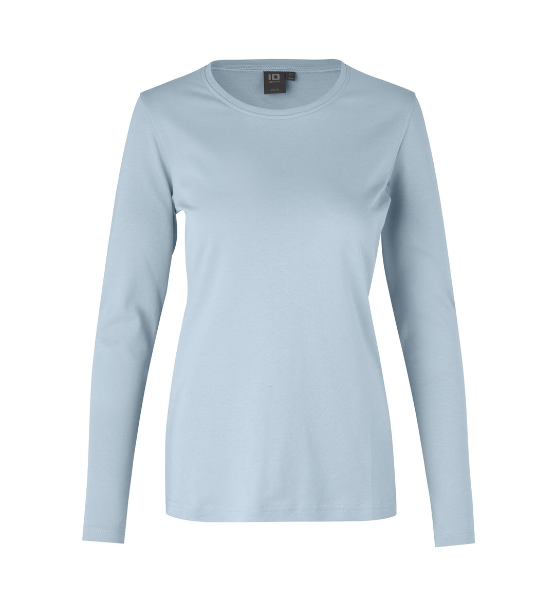 T-shirt interlock | manica lunga | donna - Azzurro