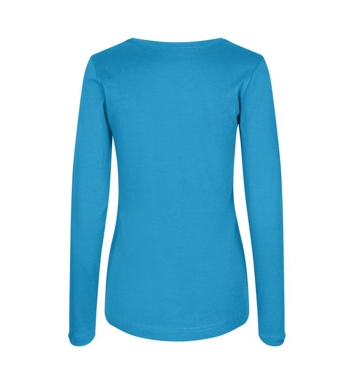 T-shirt interlock | manica lunga | donna - Turchese