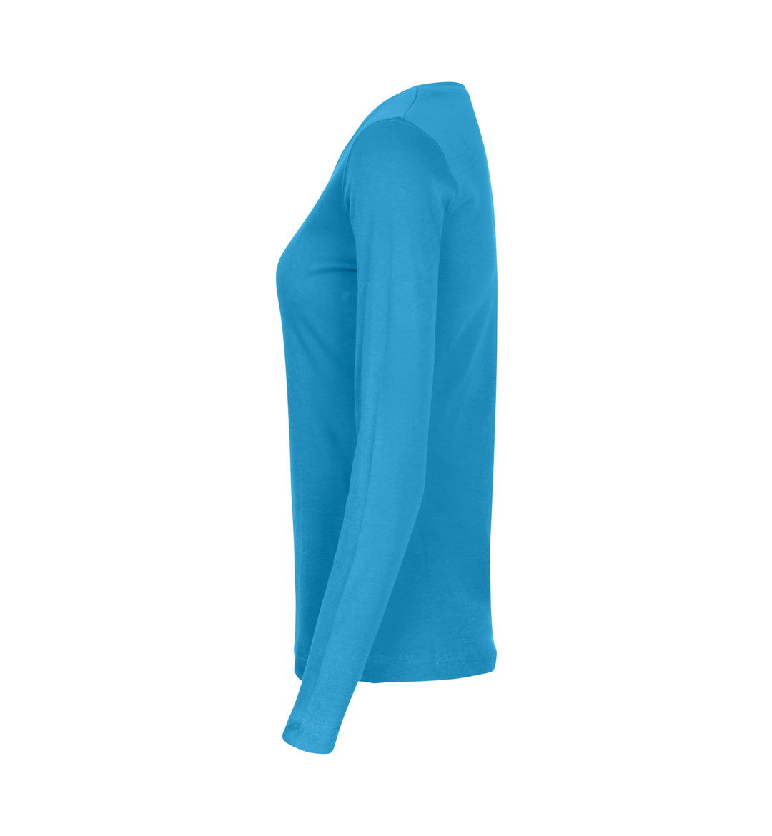 T-shirt interlock | manica lunga | donna - Turchese