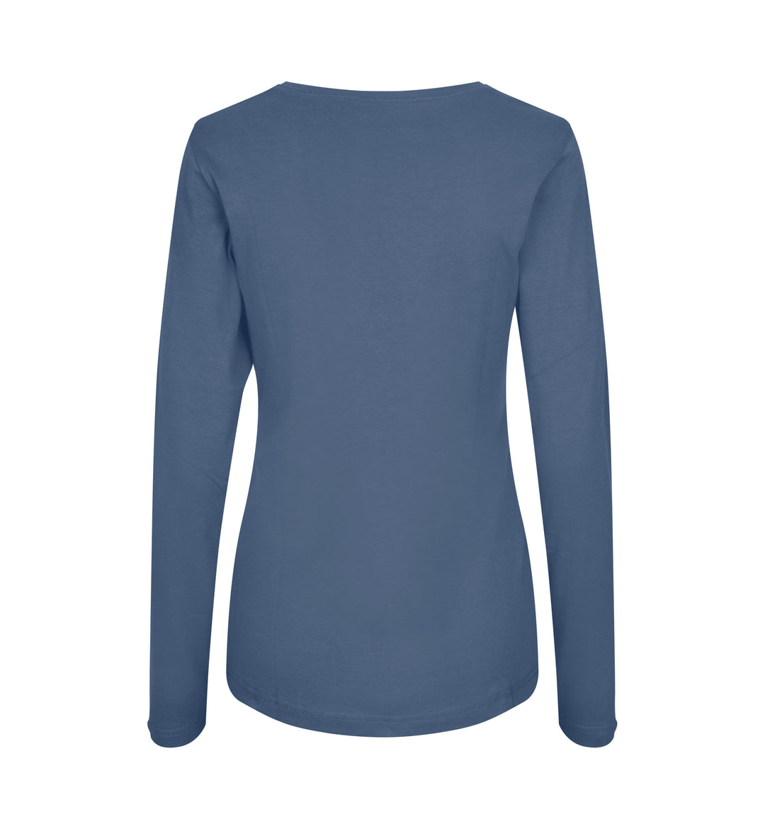 T-shirt interlock | manica lunga | donna - Indaco