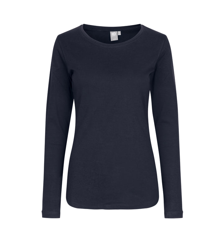 T-shirt interlock | manica lunga | donna - Blu navy