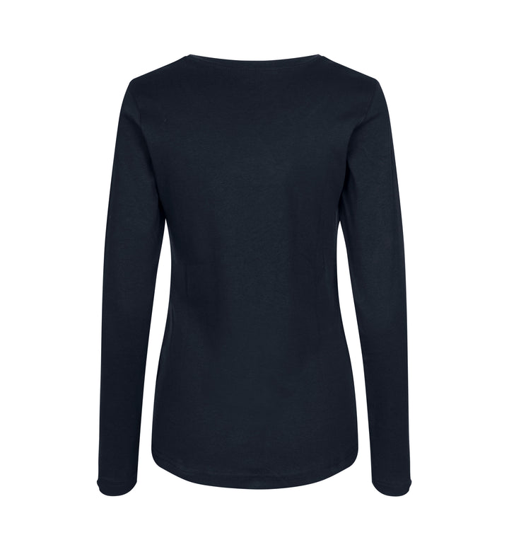 T-shirt interlock | manica lunga | donna - Blu navy