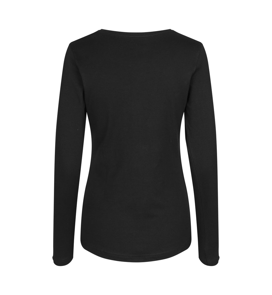 T-shirt interlock | manica lunga | donna - Nero