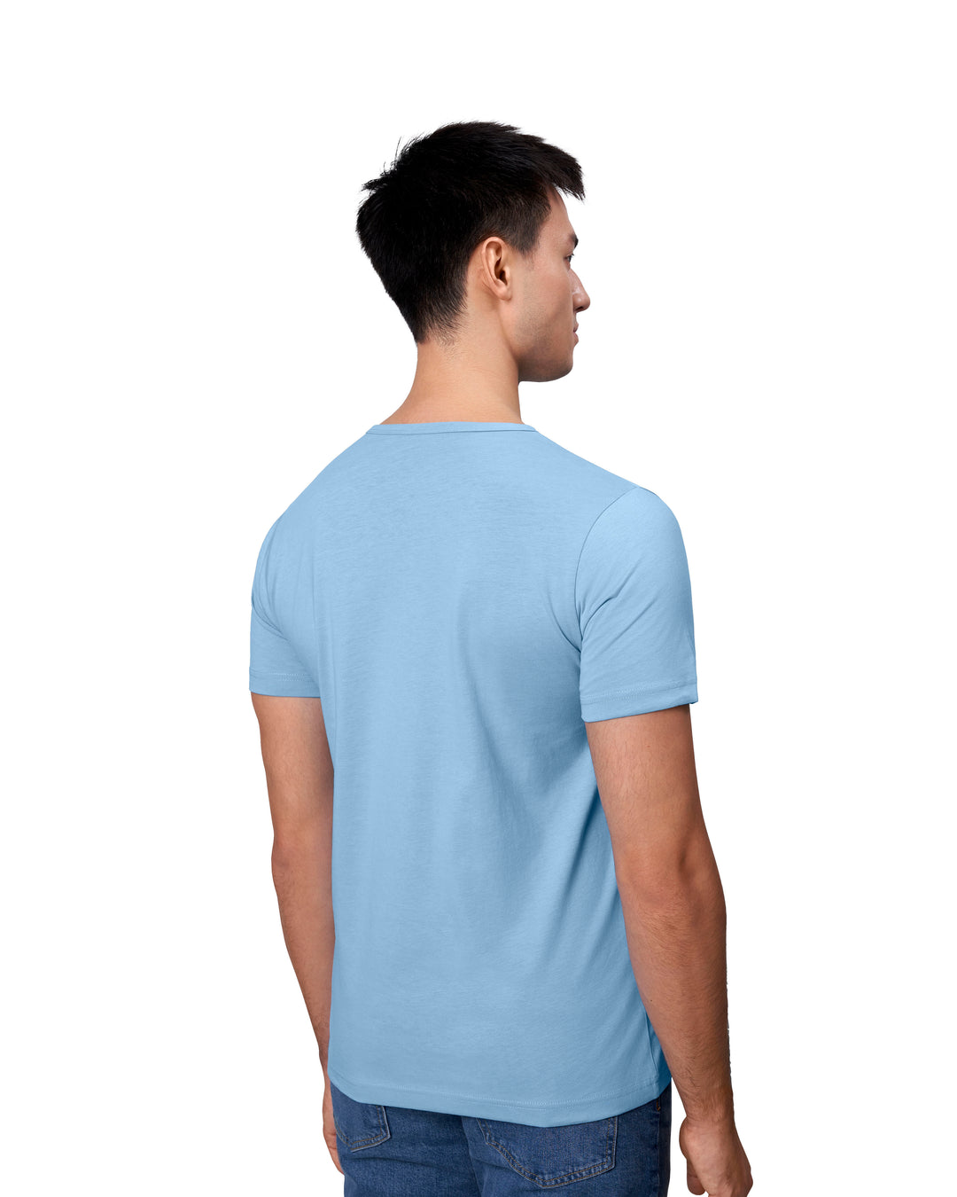 T-shirt T-TIME® | scollo V - Azzurro