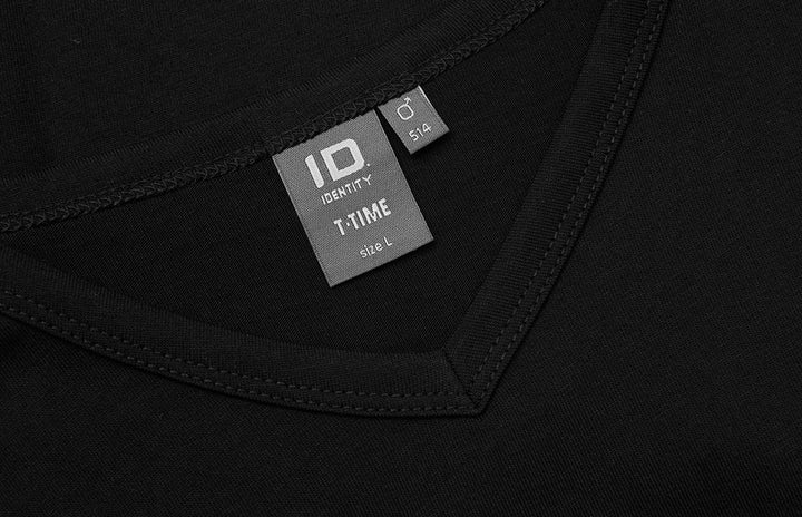 T-shirt T-TIME® | scollo V - Nero