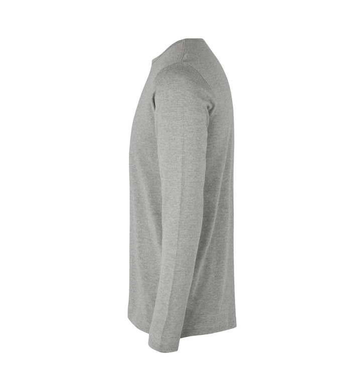 T-shirt interlock | manica lunga - Grigio mélange