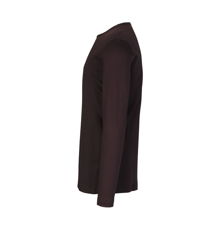 T-shirt interlock | manica lunga - Dark bordeaux