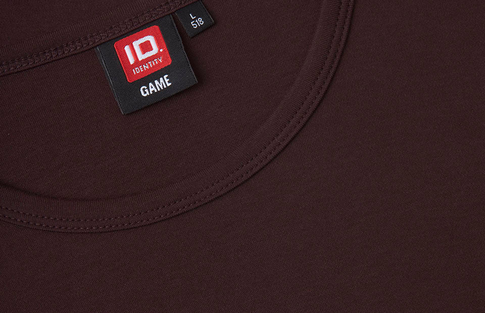 T-shirt interlock | manica lunga - Dark bordeaux
