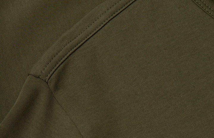 T-shirt interlock | manica lunga - Oliva