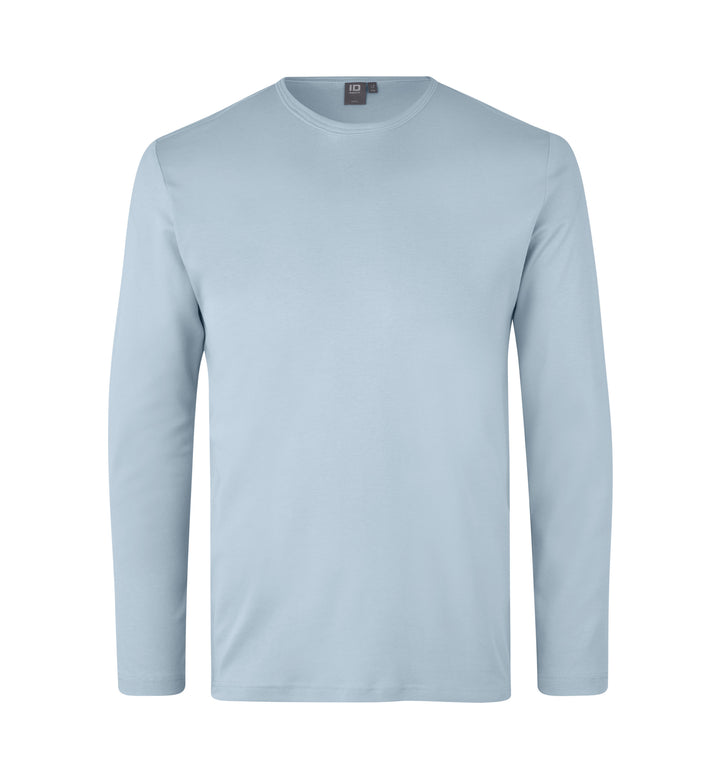 T-shirt interlock | manica lunga - Azzurro