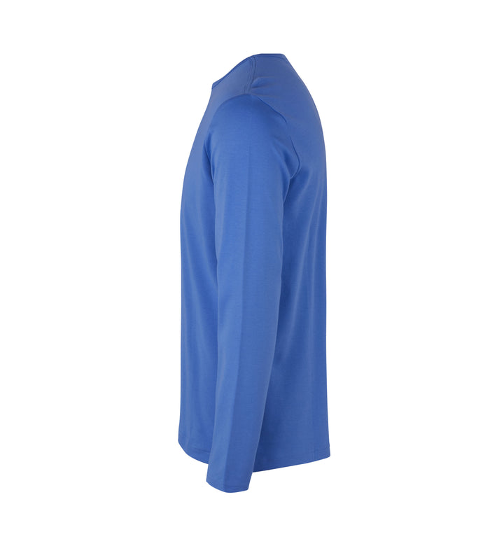 T-shirt interlock | manica lunga - Azure