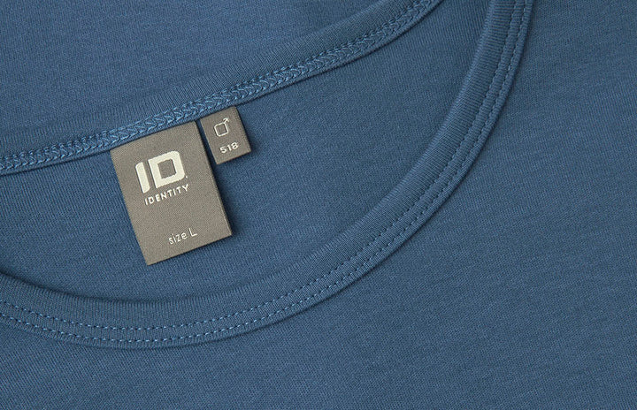 T-shirt interlock | manica lunga - Indaco
