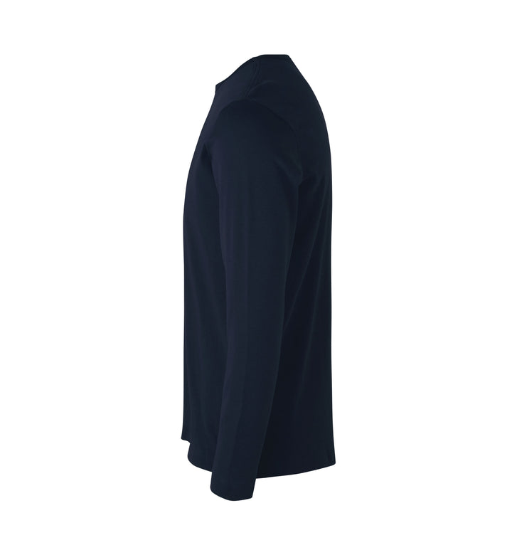 T-shirt interlock | manica lunga - Blu navy