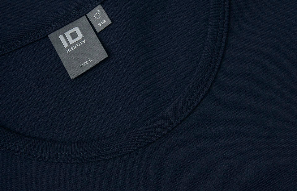 T-shirt interlock | manica lunga - Blu navy