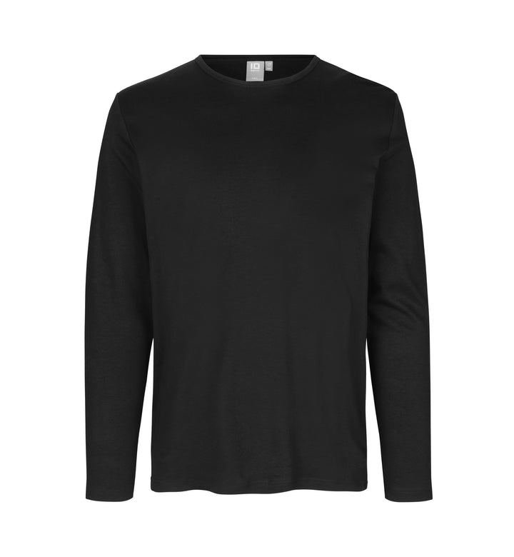 T-shirt interlock | manica lunga - Nero