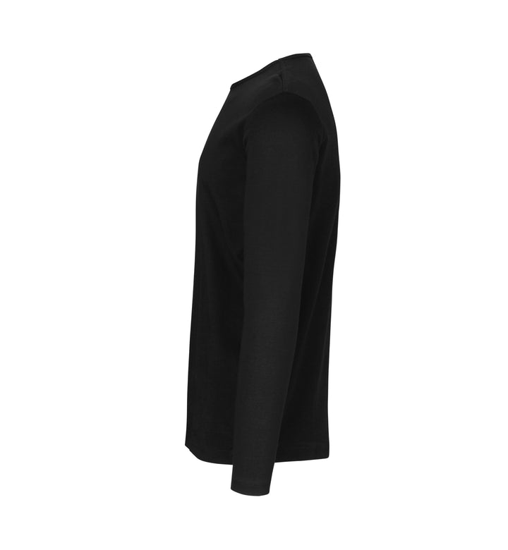 T-shirt interlock | manica lunga - Nero