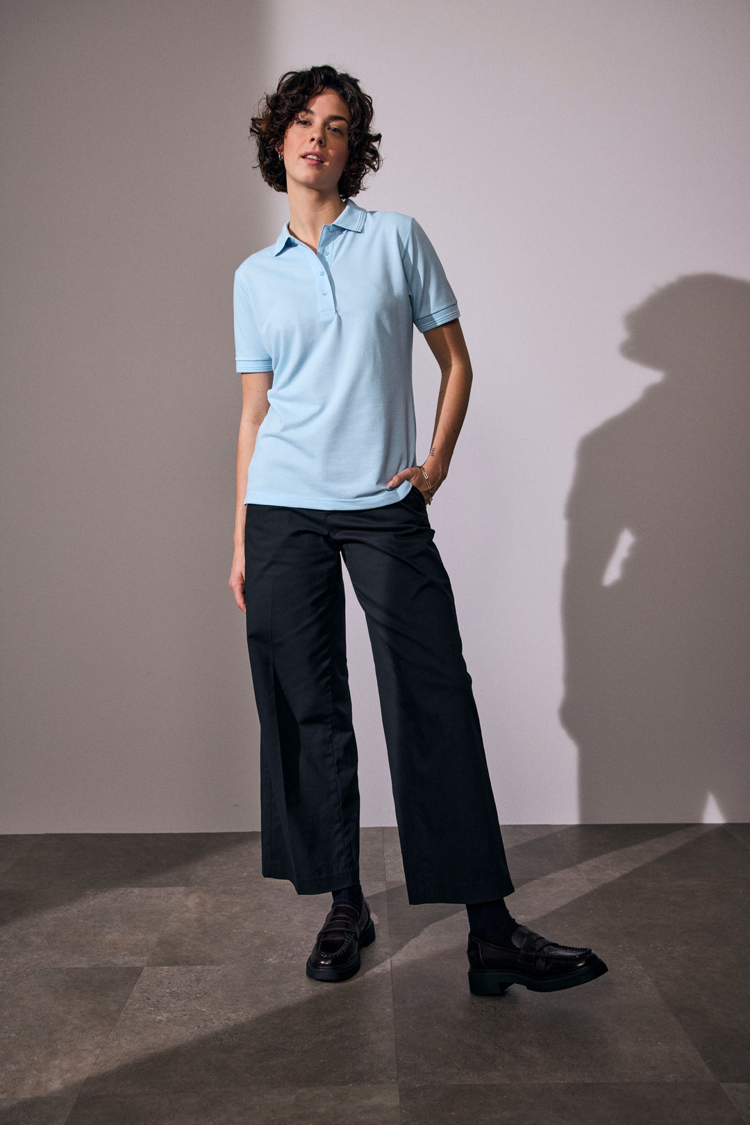 Polo classica | donna - Azzurro