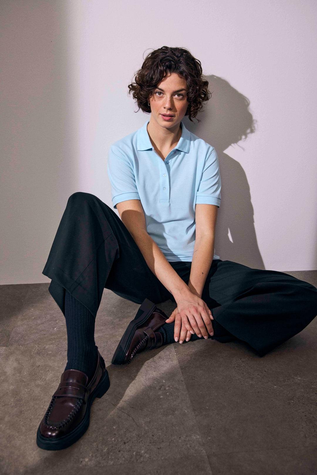 Polo classica | donna - Azzurro