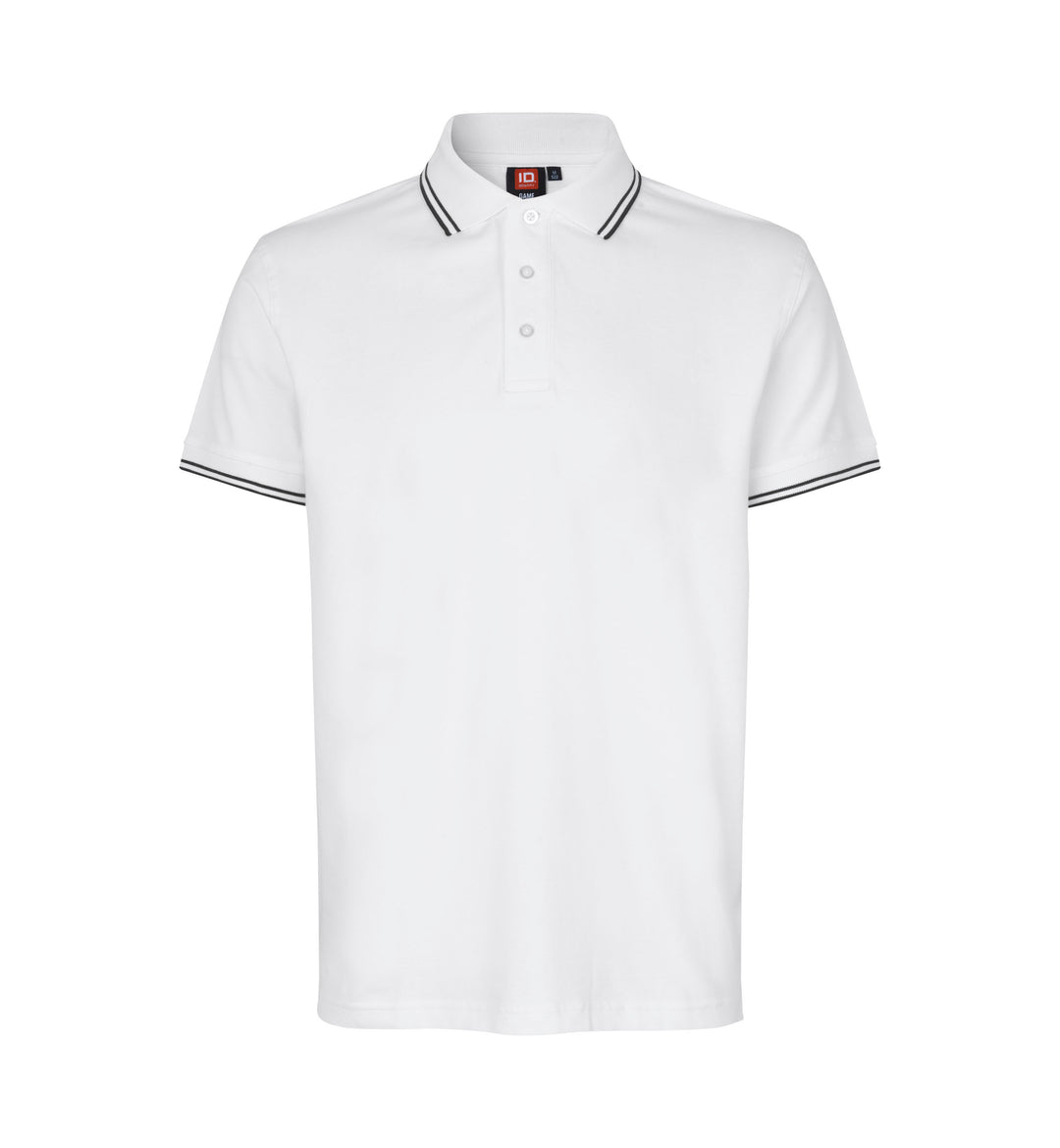 Polo contrasto | stretch - Bianco
