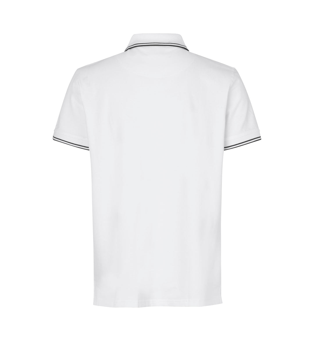 Polo contrasto | stretch - Bianco