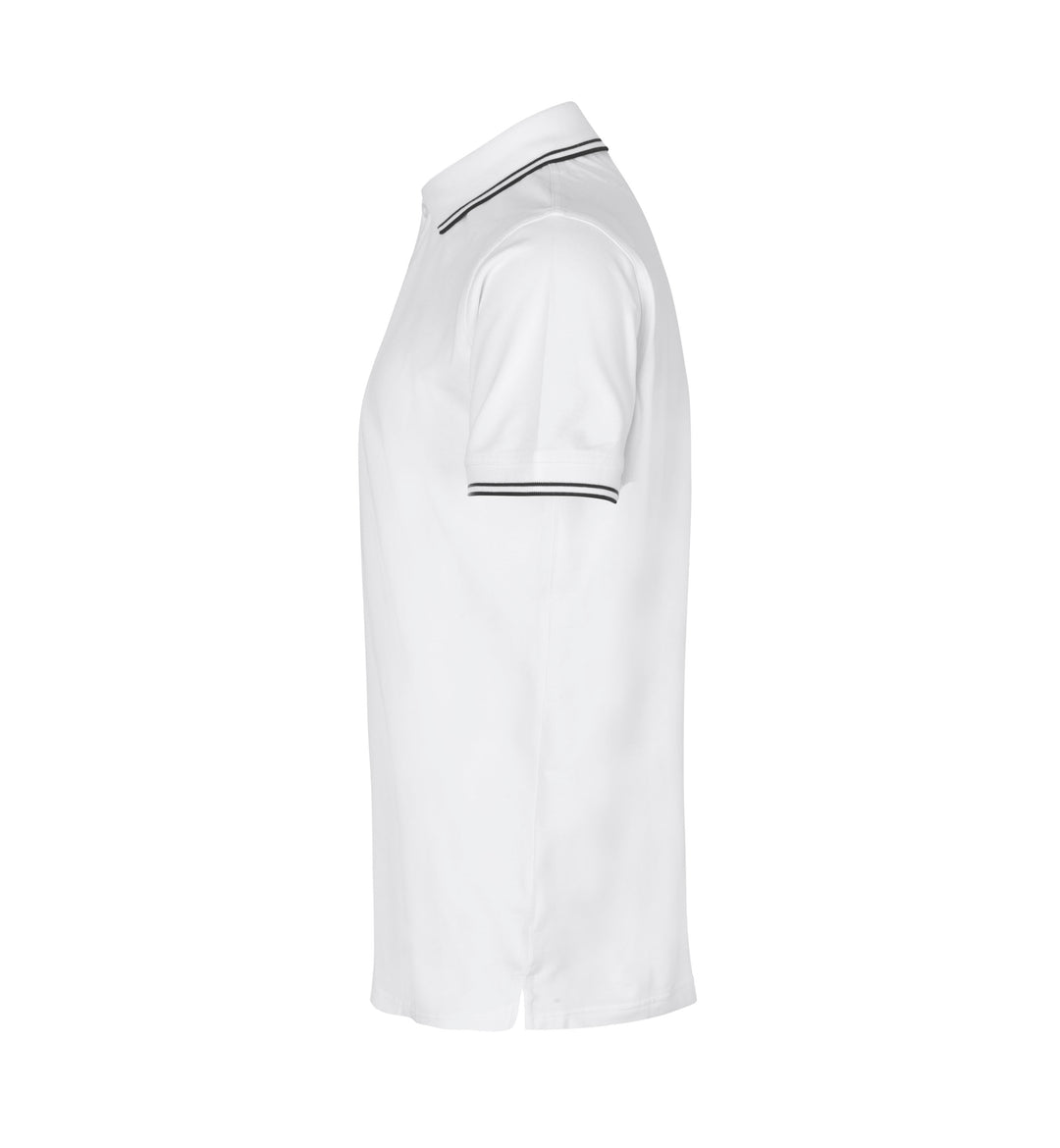 Polo contrasto | stretch - Bianco