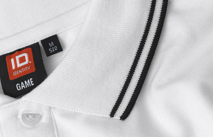 Polo contrasto | stretch - Bianco