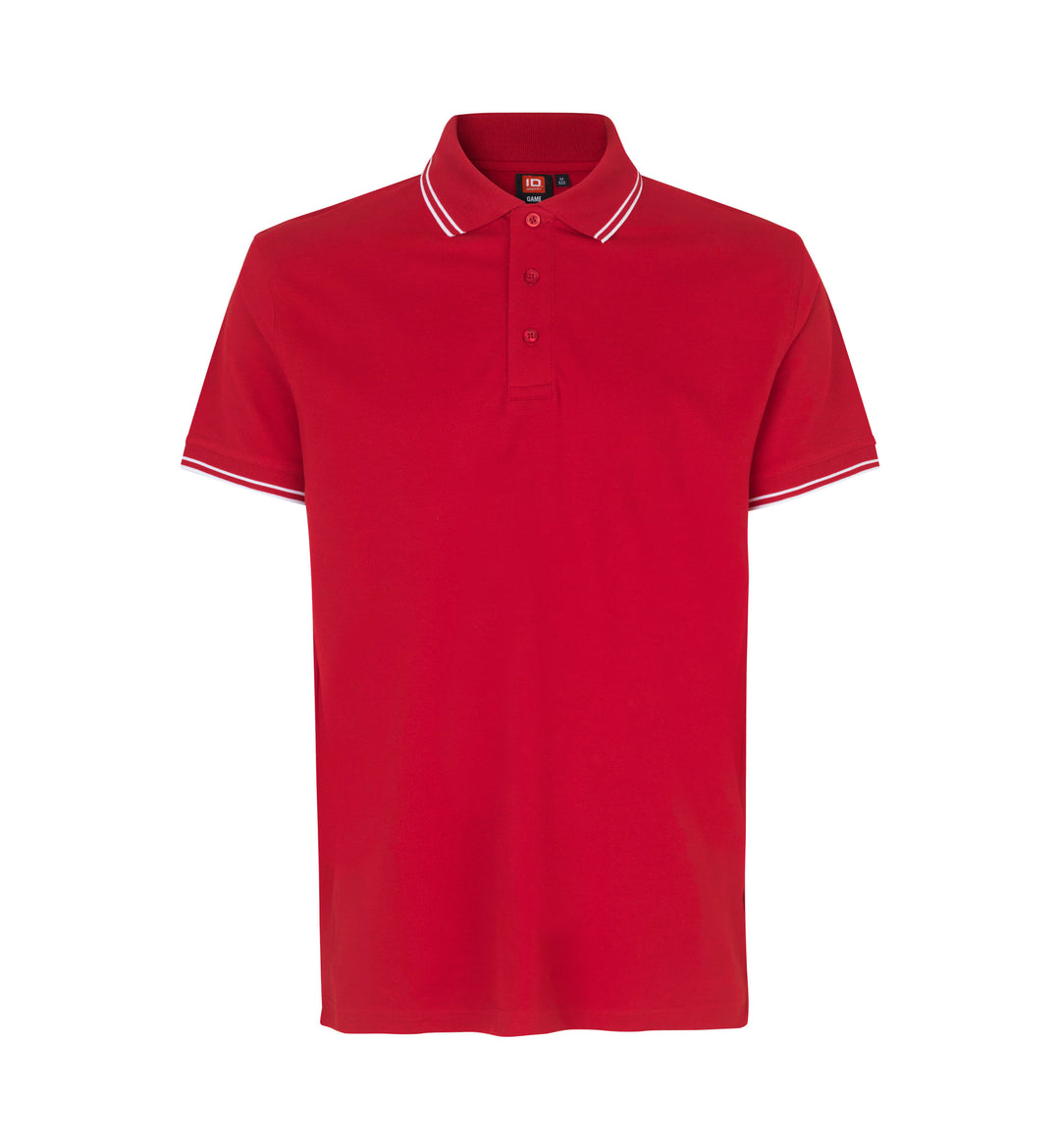 Polo contrasto | stretch - Rosso