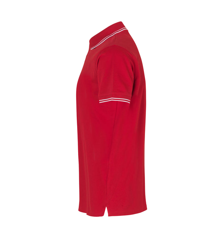 Polo contrasto | stretch - Rosso