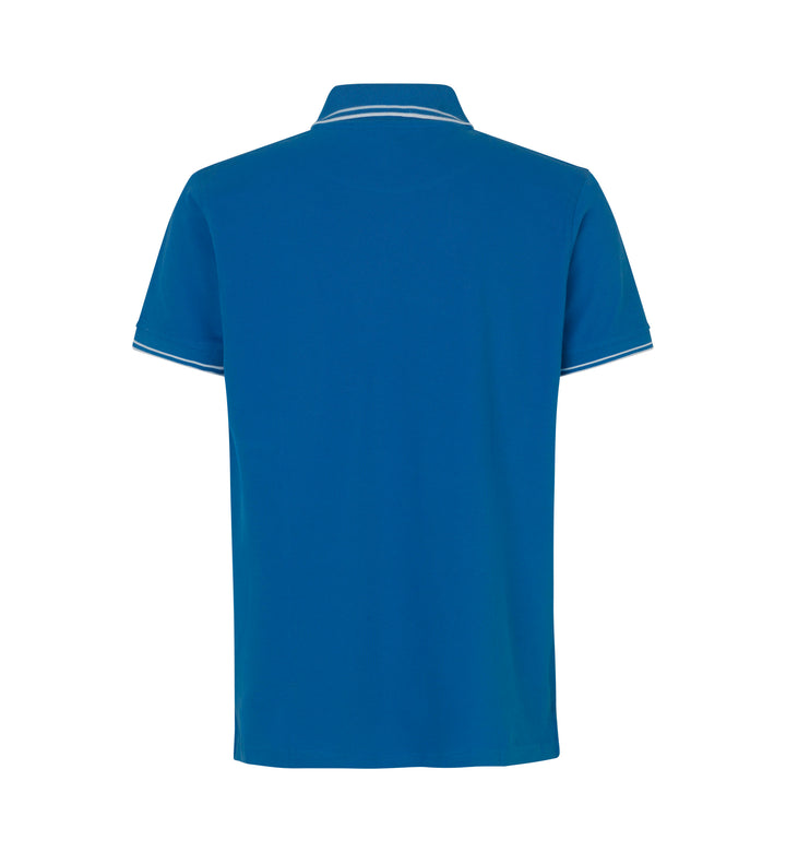 Polo contrasto | stretch - Azure