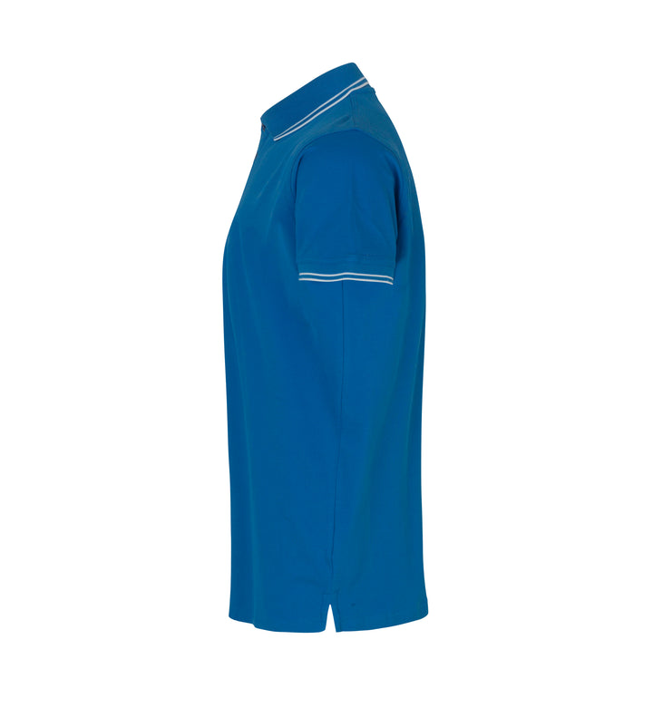 Polo contrasto | stretch - Azure