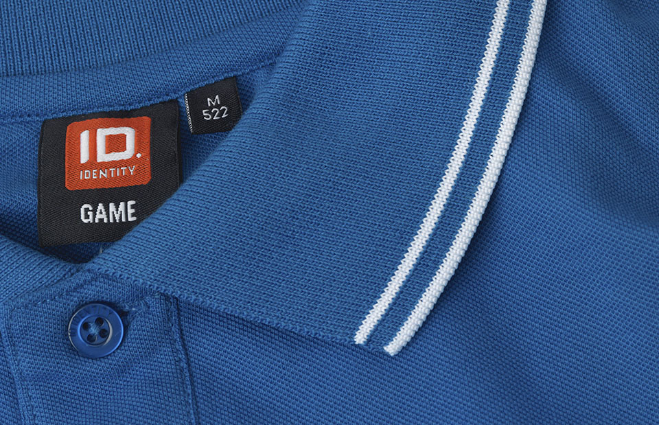 Polo contrasto | stretch - Azure