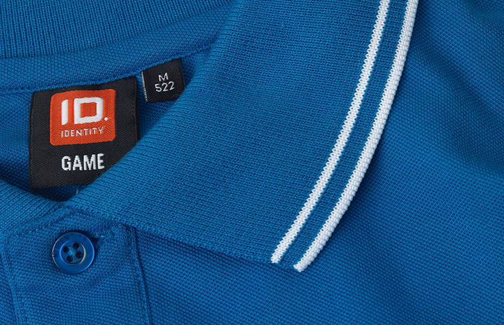Polo contrasto | stretch - Azure