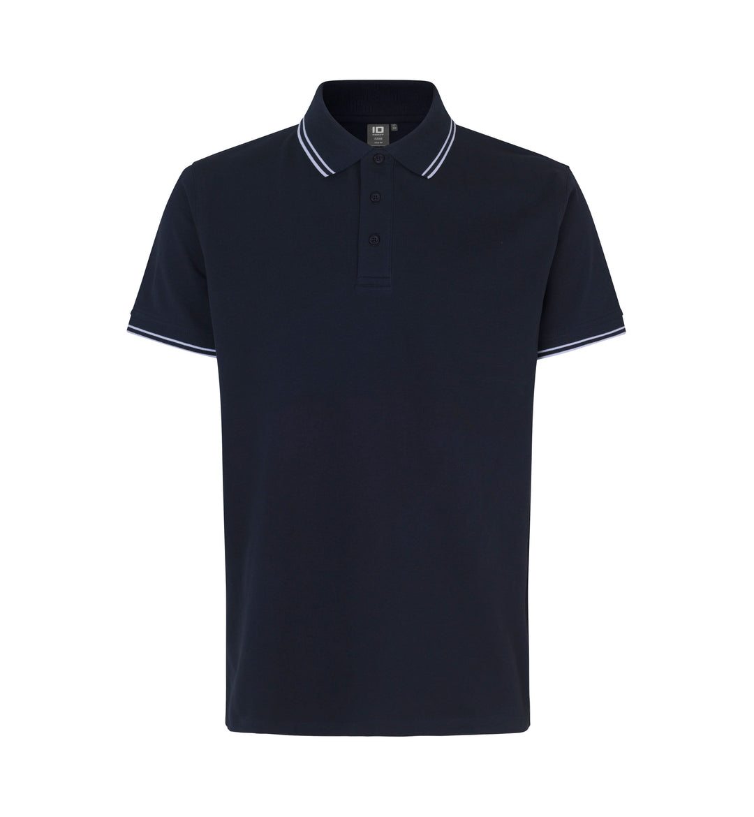 Polo contrasto | stretch - Blu navy