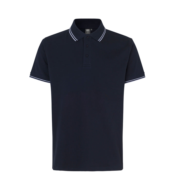 Polo contrasto | stretch - Blu navy