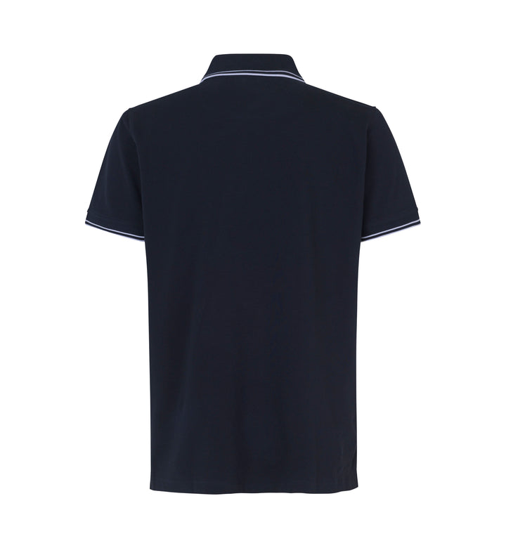 Polo contrasto | stretch - Blu navy