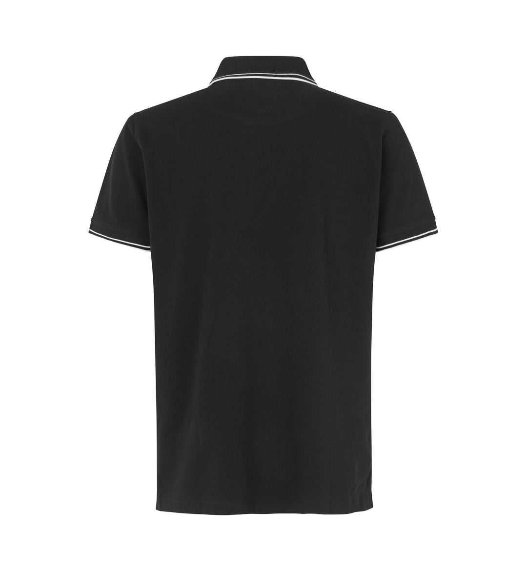 Polo contrasto | stretch - Nero
